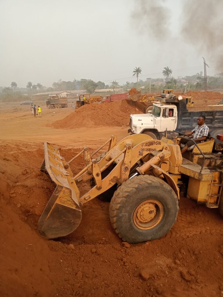 civil engineering works at the site